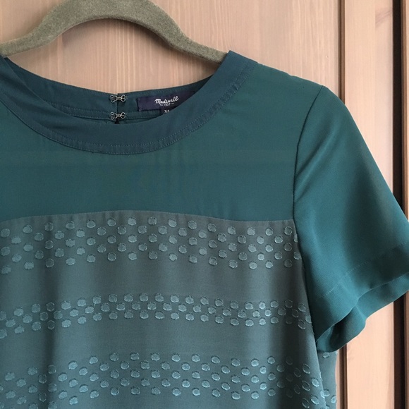 Madewell Green Dot Slowbeat Dress - Picture 7 of 8